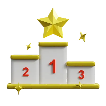 Podium  3D Icon