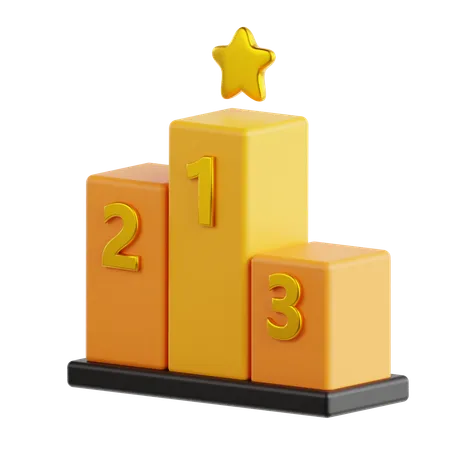 Podium  3D Icon