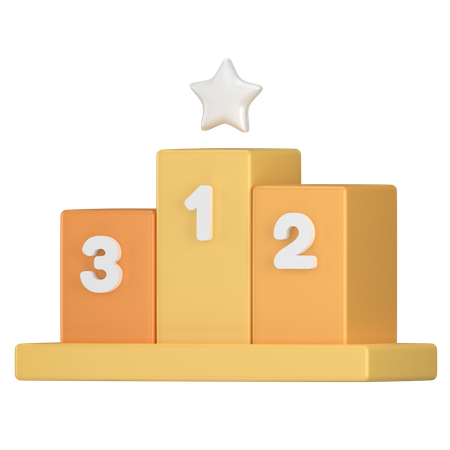 Podium  3D Icon