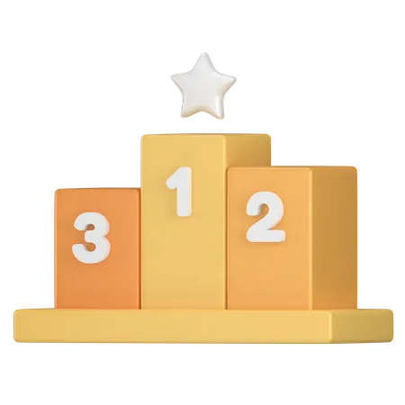 Podium  3D Icon