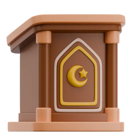 Podium  3D Icon
