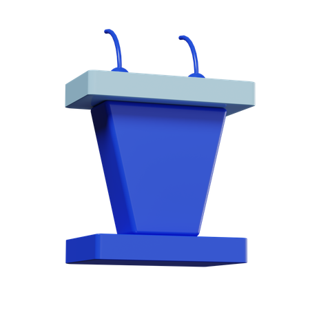 Podium  3D Icon