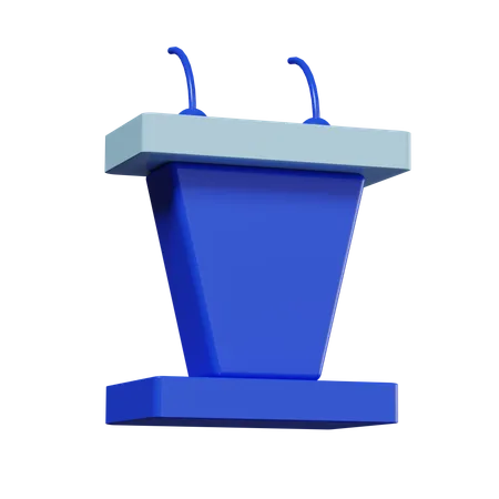 Podium  3D Icon