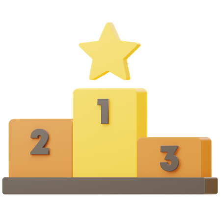 Podium  3D Icon