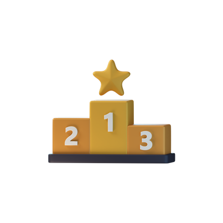 Podium  3D Icon