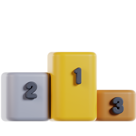Podium  3D Icon