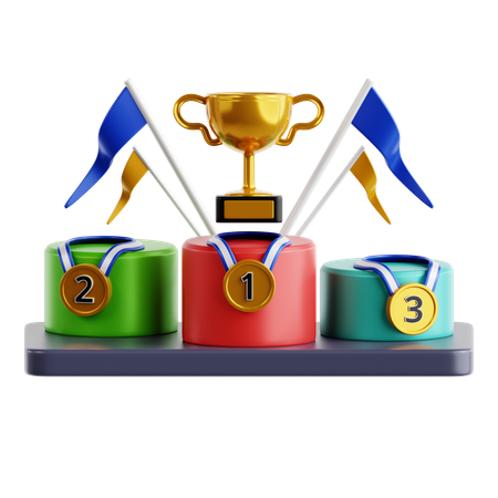 Podium  3D Icon