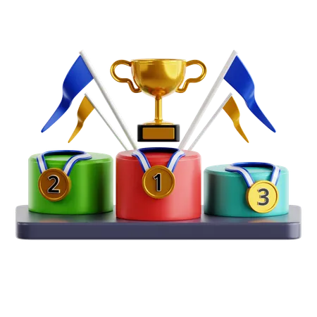 Podium  3D Icon