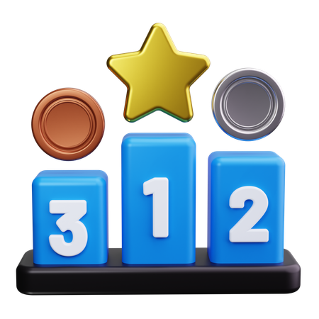 Podium  3D Icon