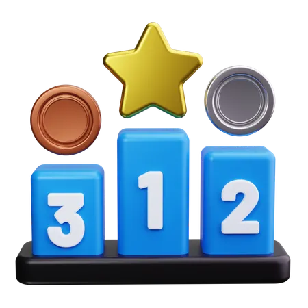 Podium  3D Icon