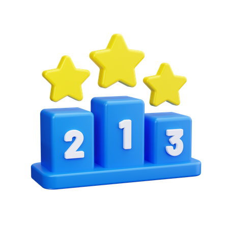 Podium  3D Icon