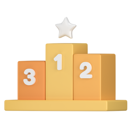 Podium  3D Icon