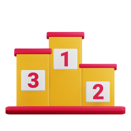 Podium  3D Icon