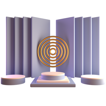 Podium  3D Icon