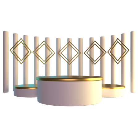 Podium  3D Icon