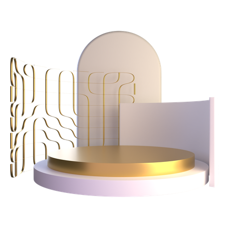 Podium  3D Icon