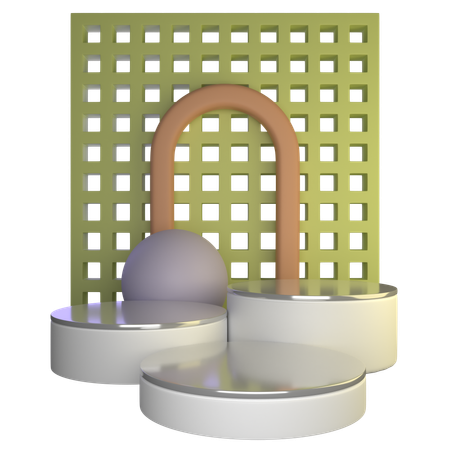 Podium  3D Icon