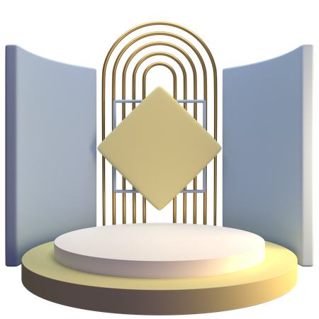 Podium  3D Icon