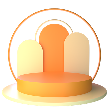 Podium  3D Icon