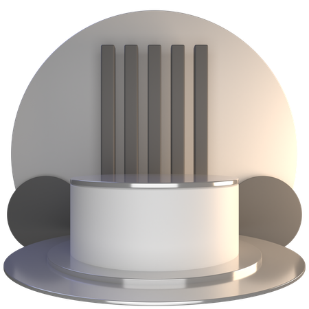Podium  3D Icon