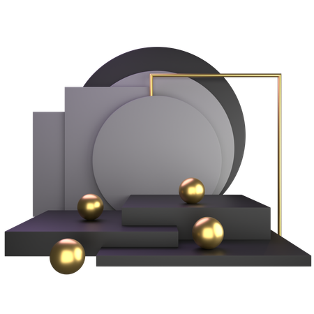 Podium  3D Icon