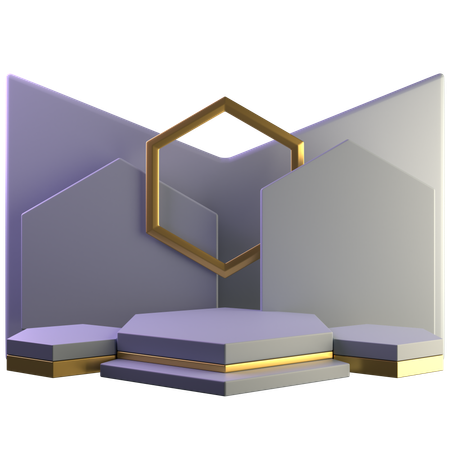 Podium  3D Illustration