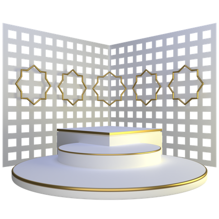 Podium  3D Illustration