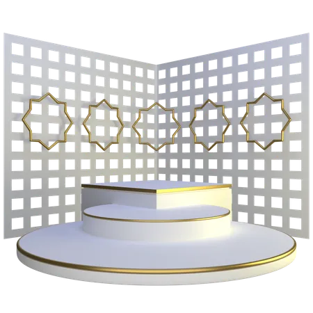 Podium  3D Illustration