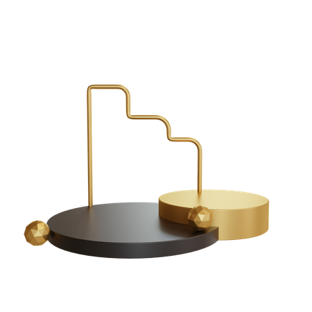 Podium  3D Illustration