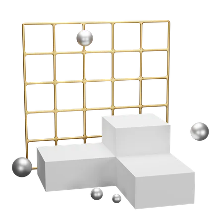 Podium  3D Illustration