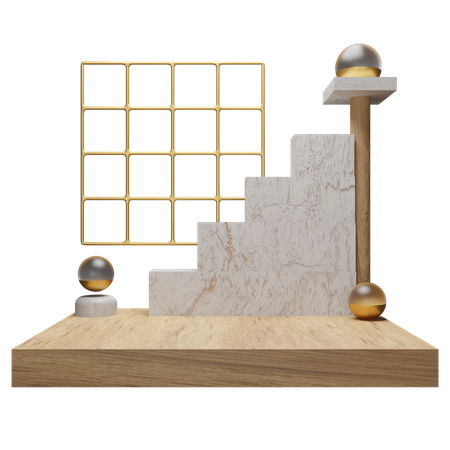 Podium-Anzeige  3D Icon