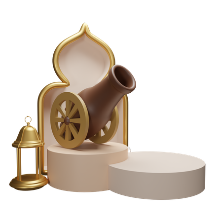 Podium For Ramadan  3D Icon