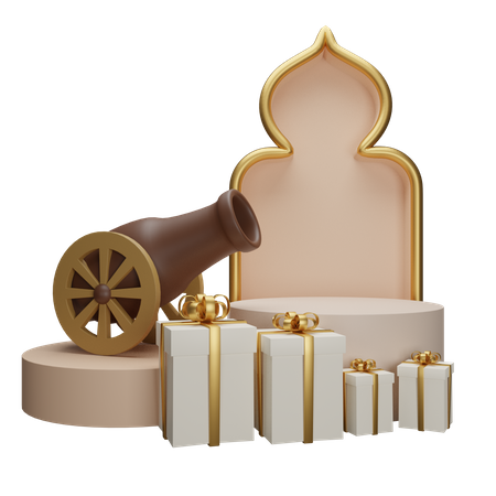 Podium For Ramadan  3D Icon
