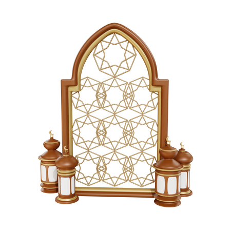 Podium For Ramadan  3D Icon