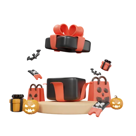 Podium Halloween  3D Icon