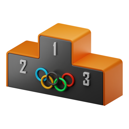 Podium olympique  3D Icon