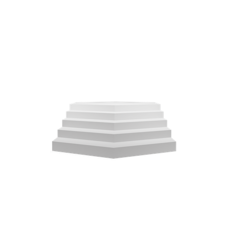 Podium product display  3D Icon