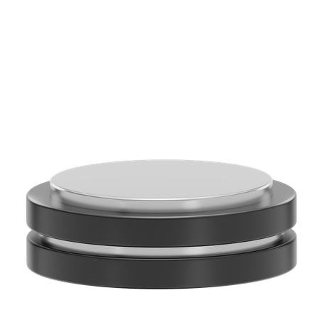 Podium rond de scène noire  3D Icon