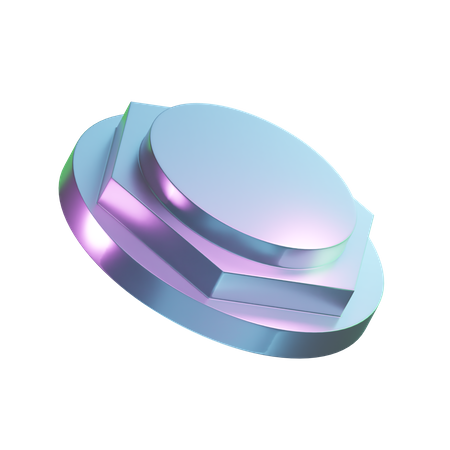 Podium Shape  3D Icon