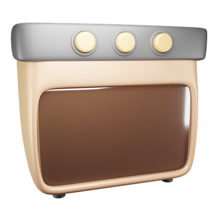 Poêle  3D Icon