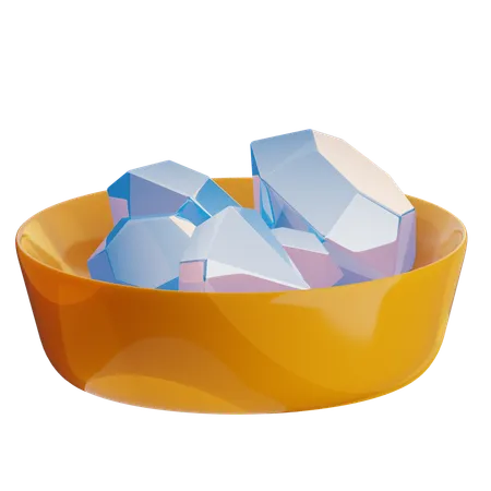 Poêle à diamant  3D Icon