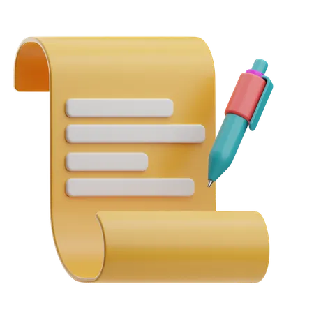 Poetry  3D Icon