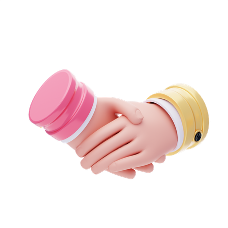 Poignée de main  3D Icon