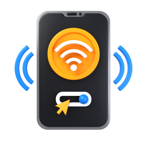 Point d'accès pour mobiles  3D Icon