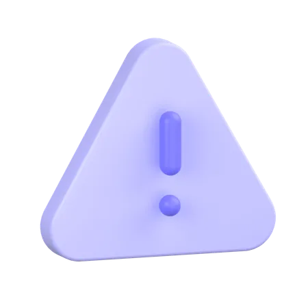 Point d'exclamation  3D Icon