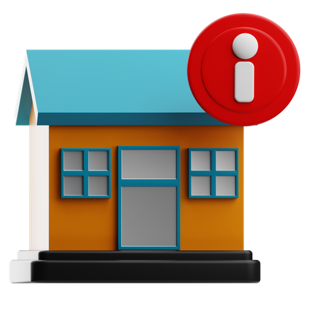 Point d'information  3D Icon