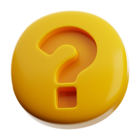 Point d'interrogation  3D Icon
