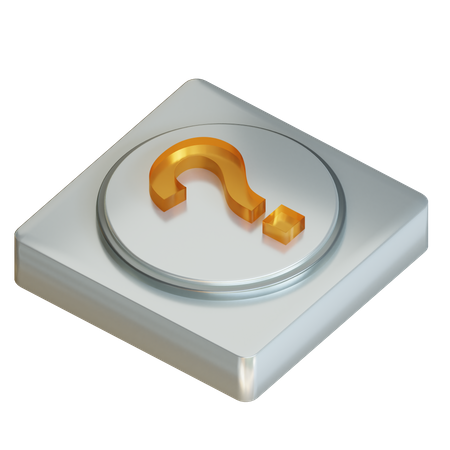 Point d'interrogation  3D Icon