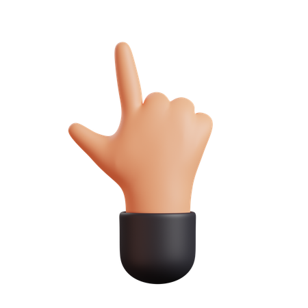 Point Hand Gesture  3D Icon