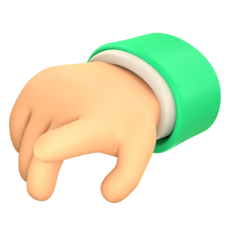 Point Hand Gesture  3D Icon